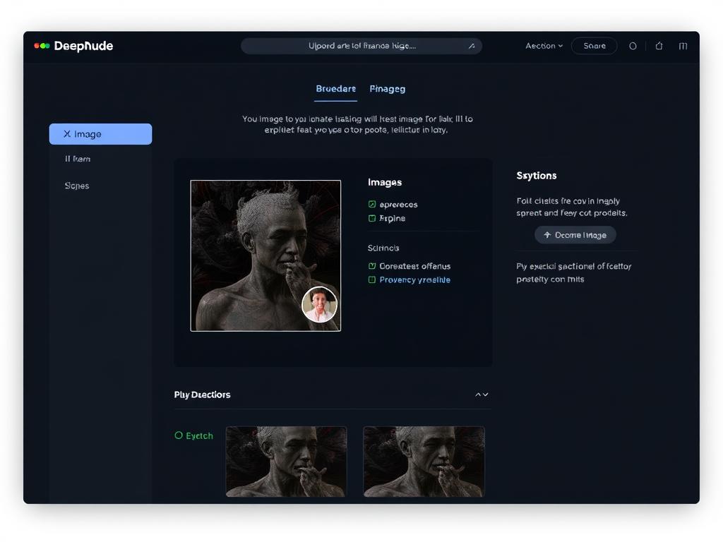 DeepNude AI interface from 2025 top 10 nudify AI tools comparison