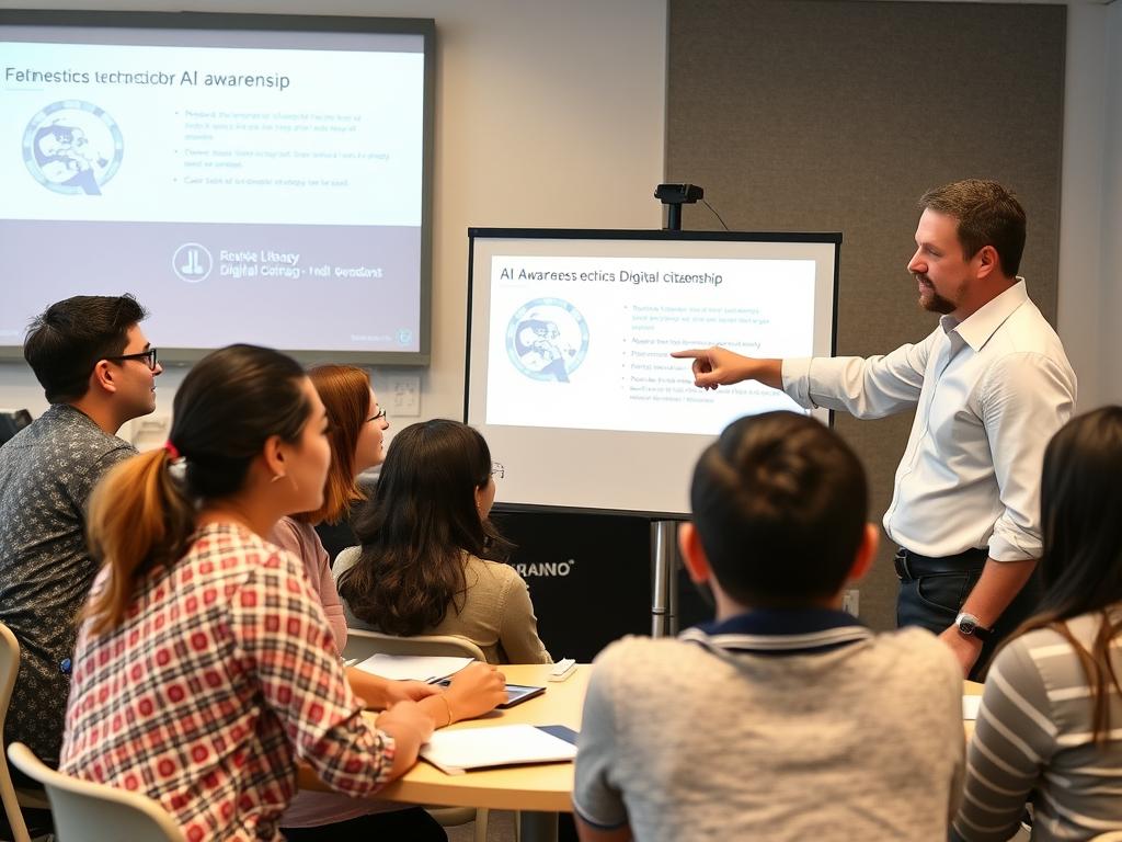 Educational workshop on digital literacy and AI awareness
