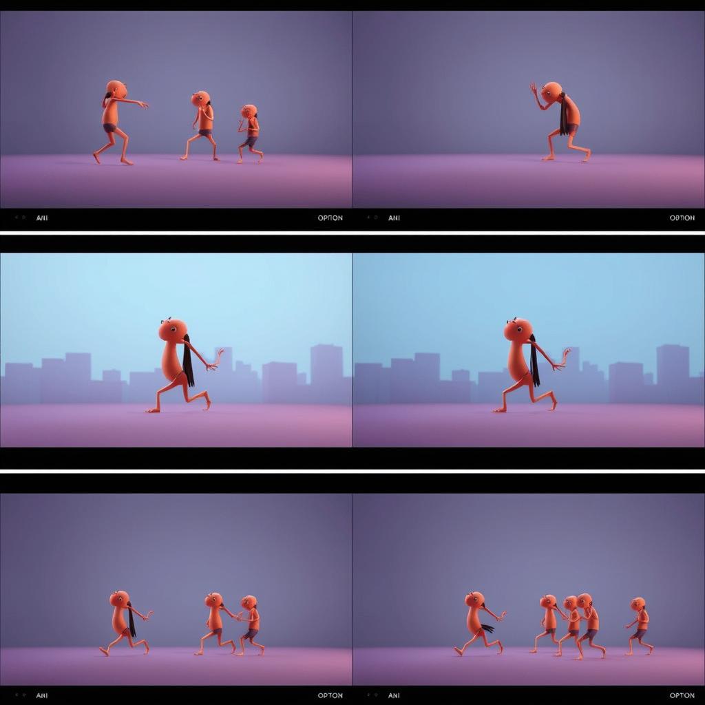 Example of AI-generated video sequence frames