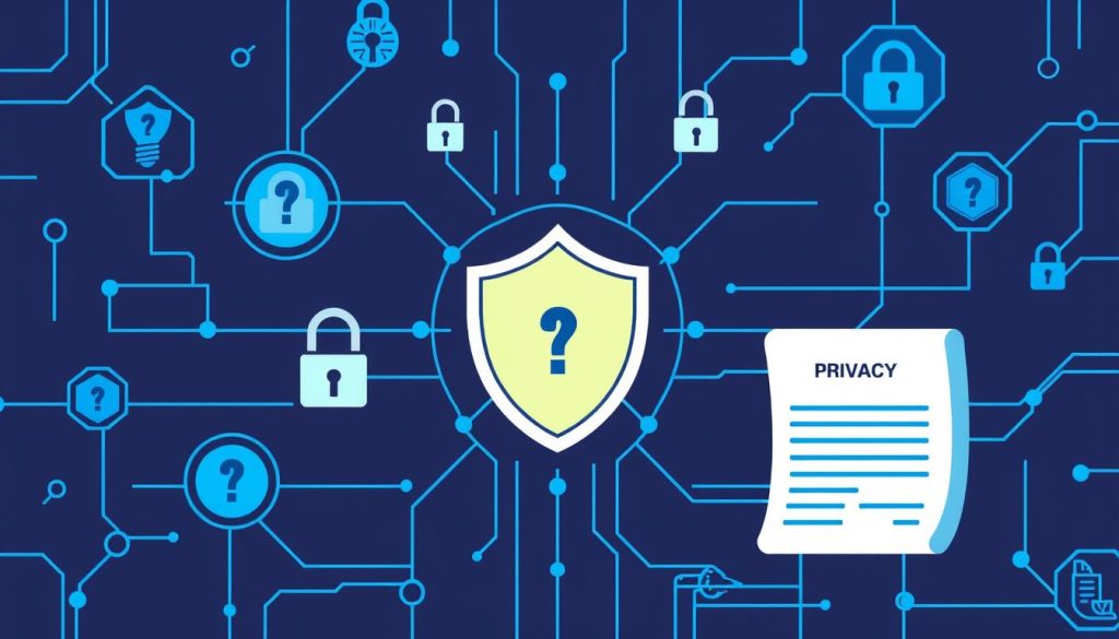 Security illustration showing privacy protection features of AI Undresser