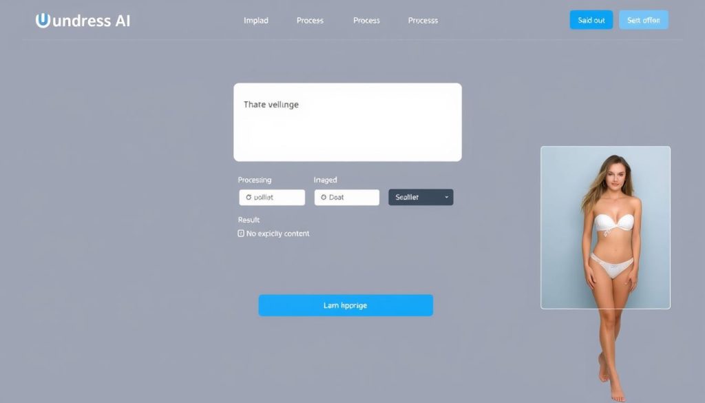 UndressAI.com interface showing the top rated 2025 top 10 nudify AI tools